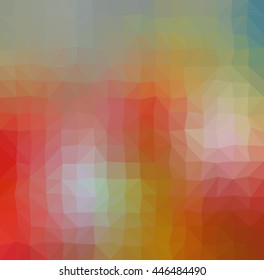 colorful orange geometric low poly gradient graphic background vector eps10