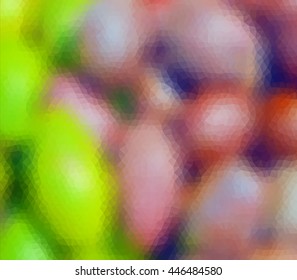 colorful orange geometric low poly gradient graphic background vector eps10