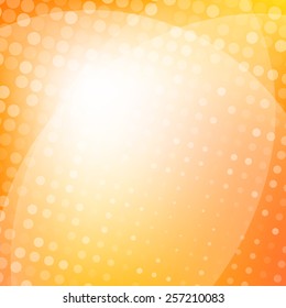 Colorful orange light abstract background