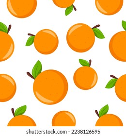 Colorful Orange Seamless Pattern Background. EPS 10 Vector