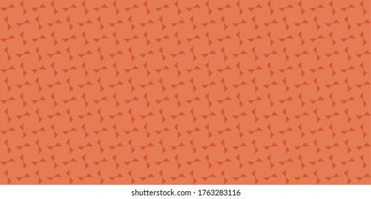 Colorful Orange Seamless Pattern Vector Illustration Geometric Background Art