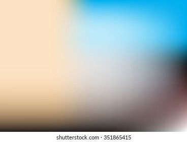 Colorful orange and silver blue abstract blur background design for template, web,wallpaper and texture.