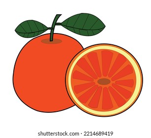 Diseño vectorial naranja colorido. Mejor ilustración de recursos gráficos. diseño gráfico vectorial para iconos y símbolos y diseño de logotipo y papel y uso de medios impresos, etc.