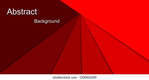  Colorful Orange,Red Template.Abstract background triangle geometric element  .Paper cut style. For flyer, brochure, booklet and websites design