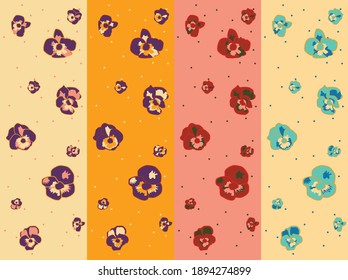 
Las orquídeas de colores están cayendo. Durante la primavera