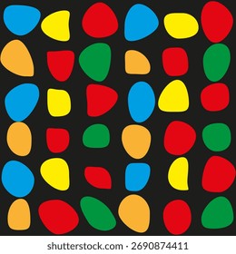 Colorful organic forms. Abstract stone pattern. Bright natural shapes Vector. Modern simple background. EPS 10.