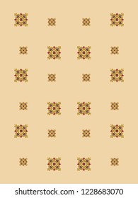 Colorful oriental carpet