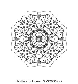 Colorful oriental mandala. Indian pattern for wedding decoration.