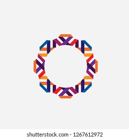 Colorful origami design