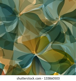 Colorful Original Watercolor Painting Background, Vectors Eps10, Transparent Objects