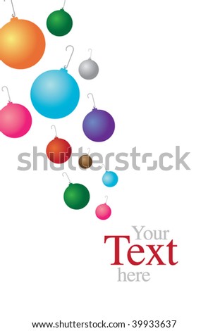 Colorful Ornament Christmas Template