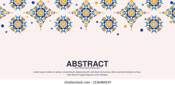 colorful ornament pattern design background	