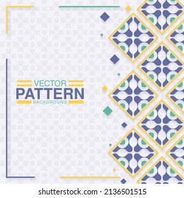 colorful ornament pattern design background