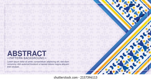 colorful ornament pattern design background