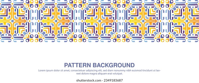 colorful ornament pattern design background