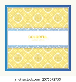 colorful ornament pattern design background