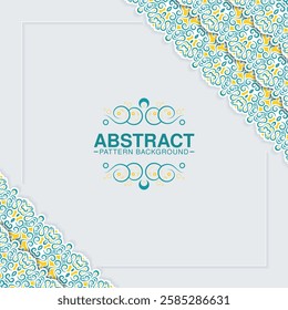 colorful ornament pattern design background