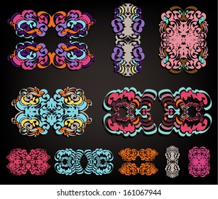 Colorful Ornament Set