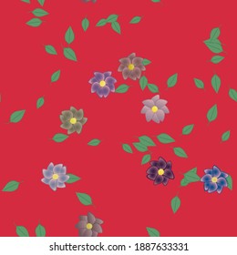 Colorful ornamental background. Seamless pattern design texture.