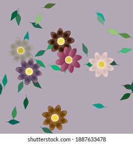 Colorful ornamental background. Seamless pattern design texture.