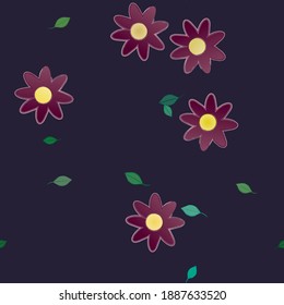 Colorful ornamental background. Seamless pattern design texture.