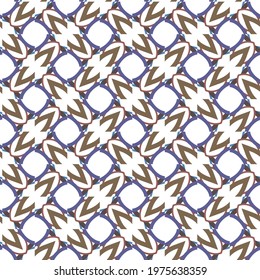 Colorful ornamental background. Seamless pattern design texture.