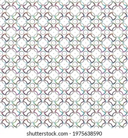Colorful ornamental background. Seamless pattern design texture.