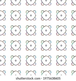 Colorful ornamental background. Seamless pattern design texture.