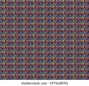 Colorful ornamental background. Seamless pattern design texture.
