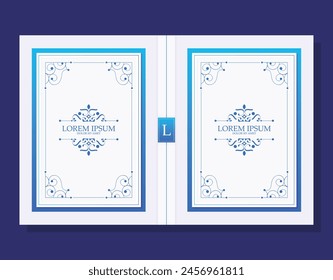 Colorful Ornamental book cover design