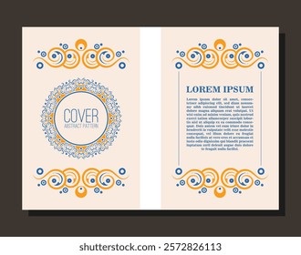 Colorful Ornamental book cover design
