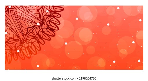 Colorful Ornamental Ethnic Flyer. Templates With Tribal Mandalas. Vector Illustration. For Congratulation or Invitation, Sale Banner