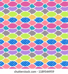 Colorful ornamental pattern. Vector abstract background.
