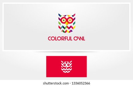 Colorful Owl Logo