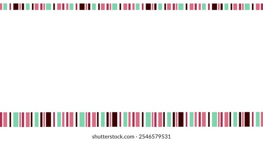 Colorful page border frame layout with copy space