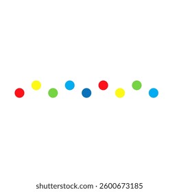 colorful page border. vector illustration