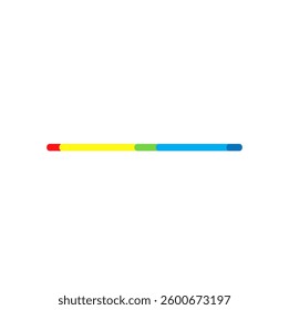 colorful page border. vector illustration