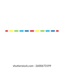 colorful page border. vector illustration