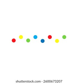 colorful page border. vector illustration