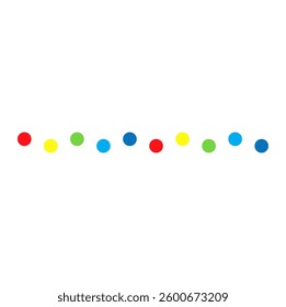 colorful page border. vector illustration