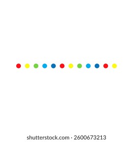 colorful page border. vector illustration