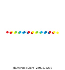 colorful page border. vector illustration