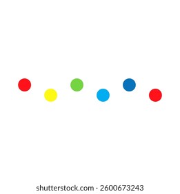 colorful page border. vector illustration