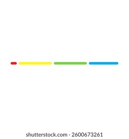 colorful page border. vector illustration