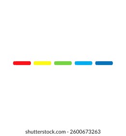 colorful page border. vector illustration