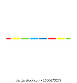 colorful page border. vector illustration