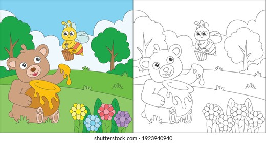 colorful page for kids activity