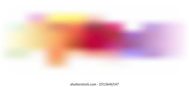 colorful paint abstract gradient on white background 