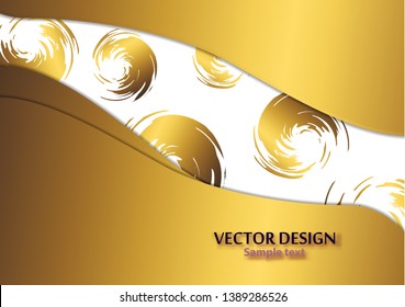Colorful paint brush strokes in craft paper style. Vector illustration cut out of paper. Art card, creative flyer, web banner, birthday, wedding invitation