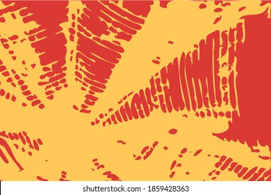 Coloridas pinceladas. Patrón con manchas y manchas de pintura o tinta. Texturas dibujadas a mano por vectores. Antecedentes abstractos. Ilustración de vectores.